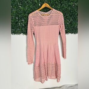 BCBG MaxAzria Dress Small Whisper Pink Kyla Bloggers Balletcore Cottagecore